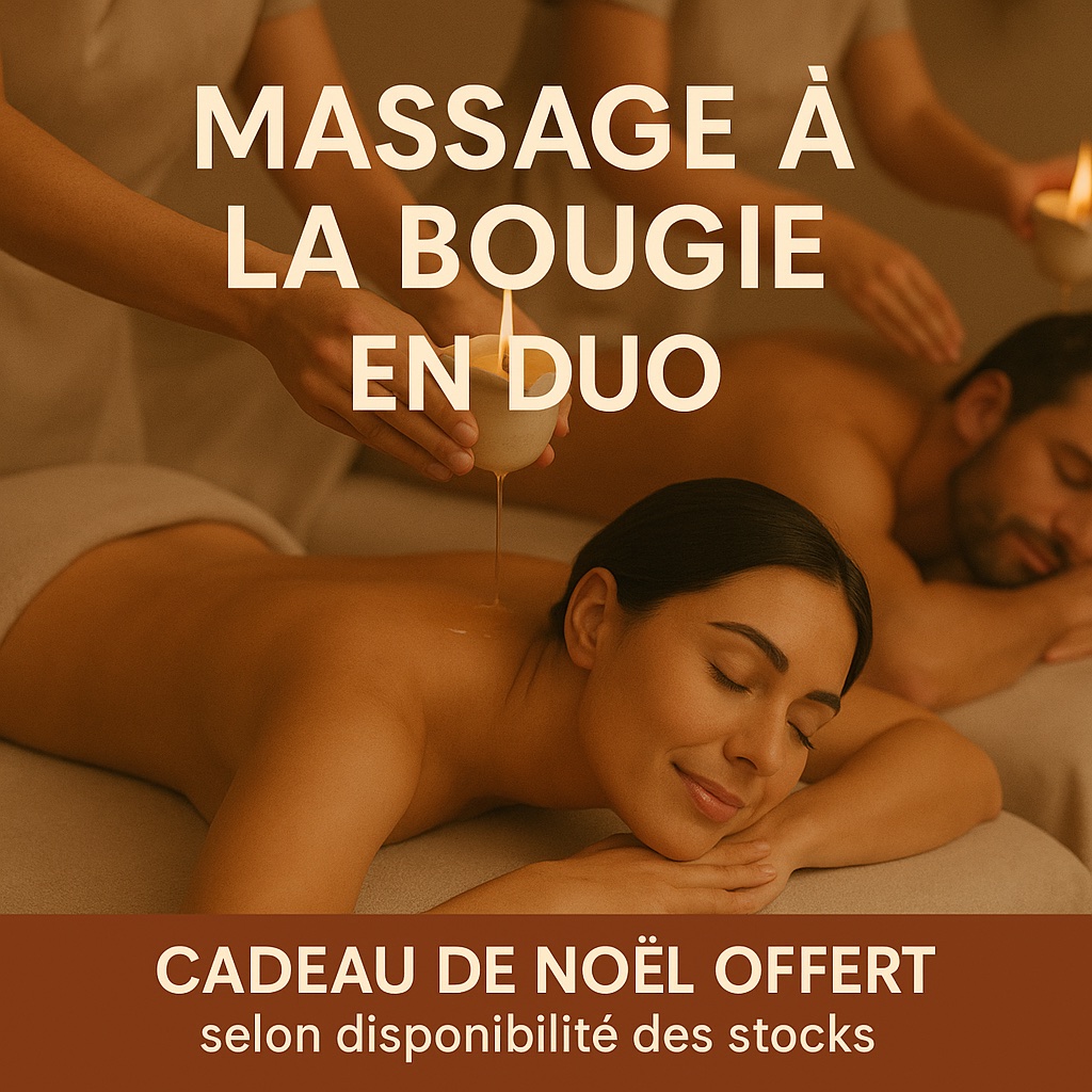 ✨ Massage à la Bougie en Duo – Pour 2 personnes