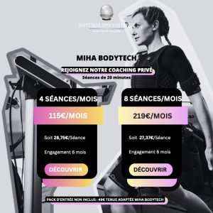 MIHA BODYTEC- COACHING PRIVE-TARIF MENSUEL A REGLER
