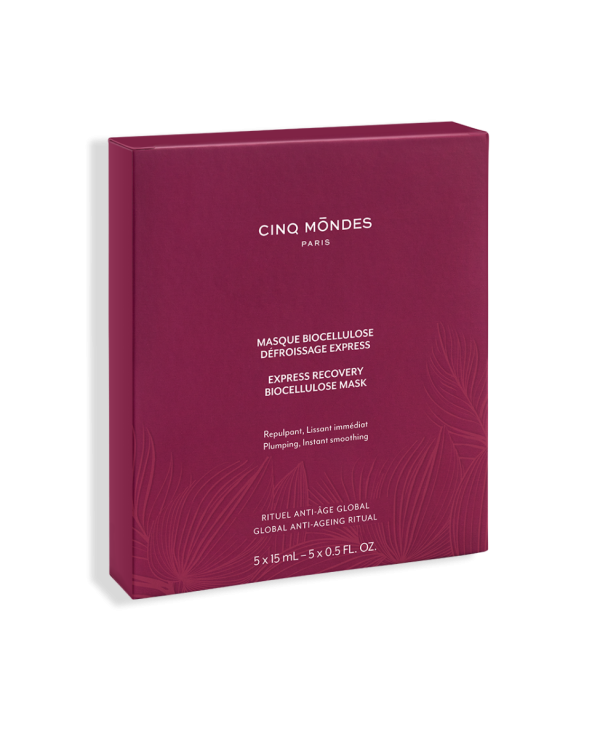 MASQUE BIOCELLULOSE DÉFROISSAGE EXPRESS 5x15ml