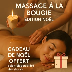✨ Massage à la Bougie 60 min – Edition Noël